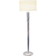 Stehleuchte Innovazione Eisen Silber mit modernem Design und elegantem Lampenschirm.