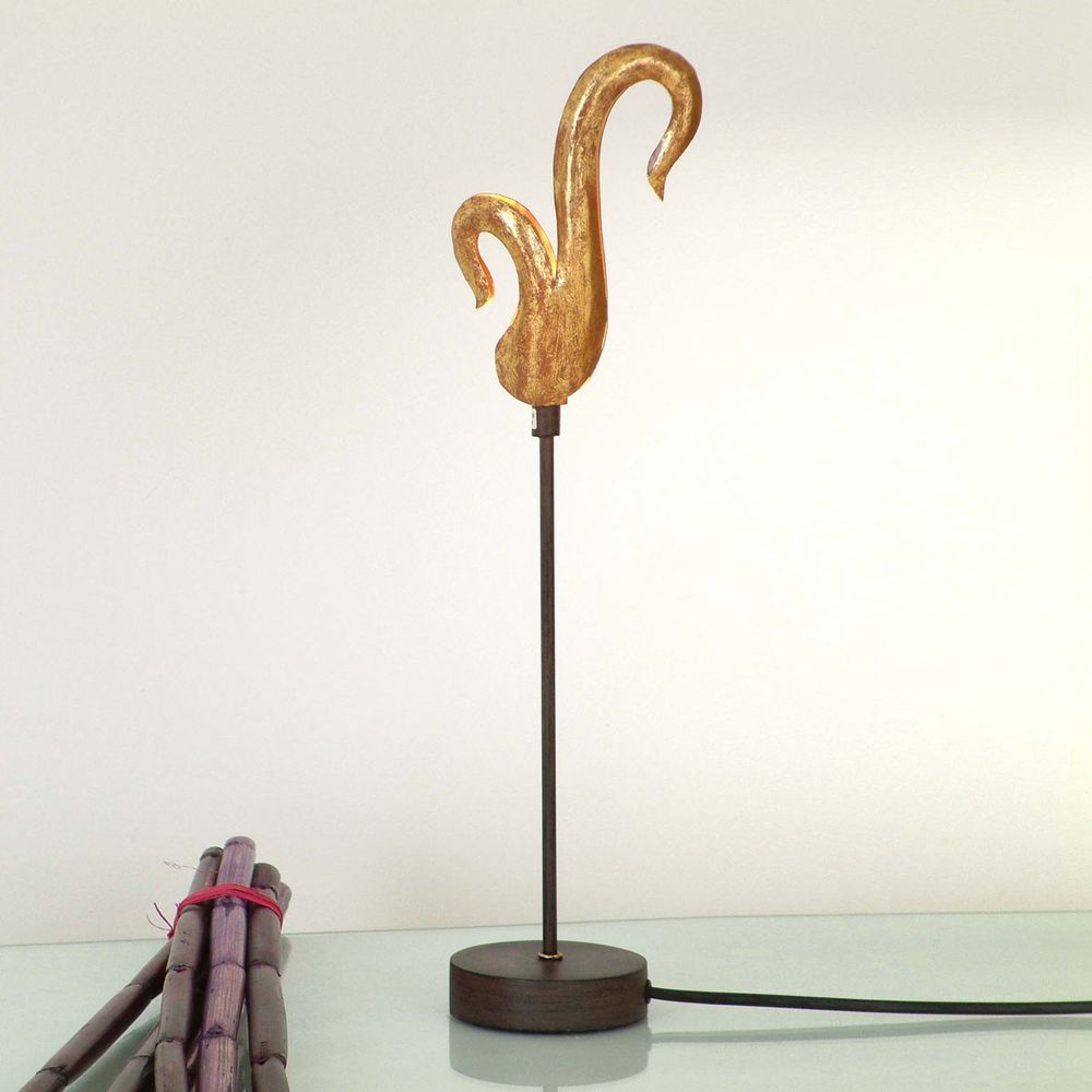 Table Lamp Piccola Ciconga Iron Brown-Black Gold