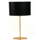 Tischleuchte Mattia Oval Eisen Gold-Schwarz