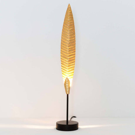 Tischleuchte Penna Eisen Gold-Braun-Schwarz