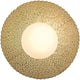 Vegglampe med 2 lyskilder, 90 cm Utopistico Grande jern-glass gull 