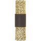 Wandleuchte 2-flammig Palazzo Eisen Braun-Schwarz-Gold mit dekorativem Metalldesign und warmem Licht.