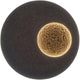 Wandleuchte Luna Rund Gross Eisen Braun-Schwarz-Gold mit einem einzigartigen, modernen Design.