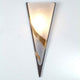 Wandleuchte Giglio Uno Eisen-Glas Braun-Schwarz-Gold mit elegantem Design und goldenen Akzenten.