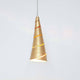 Pendelleuchte Innovazione Eisen Gold in modernem Design, geeignet für Schienensysteme.