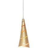 Pendelleuchte Innovazione aus Eisen in Gold, ideal für Schienensysteme, modern und stilvoll für jedes Interieur.