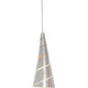 Pendelleuchte Innovazione Eisen Silber in Modernem Design mit Metallic-Oberfläche.