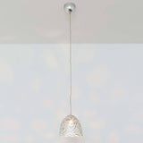 Pendelleuchte Lily Grande Eisen Silber