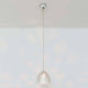 Pendelleuchte Lily Grande Eisen Silber