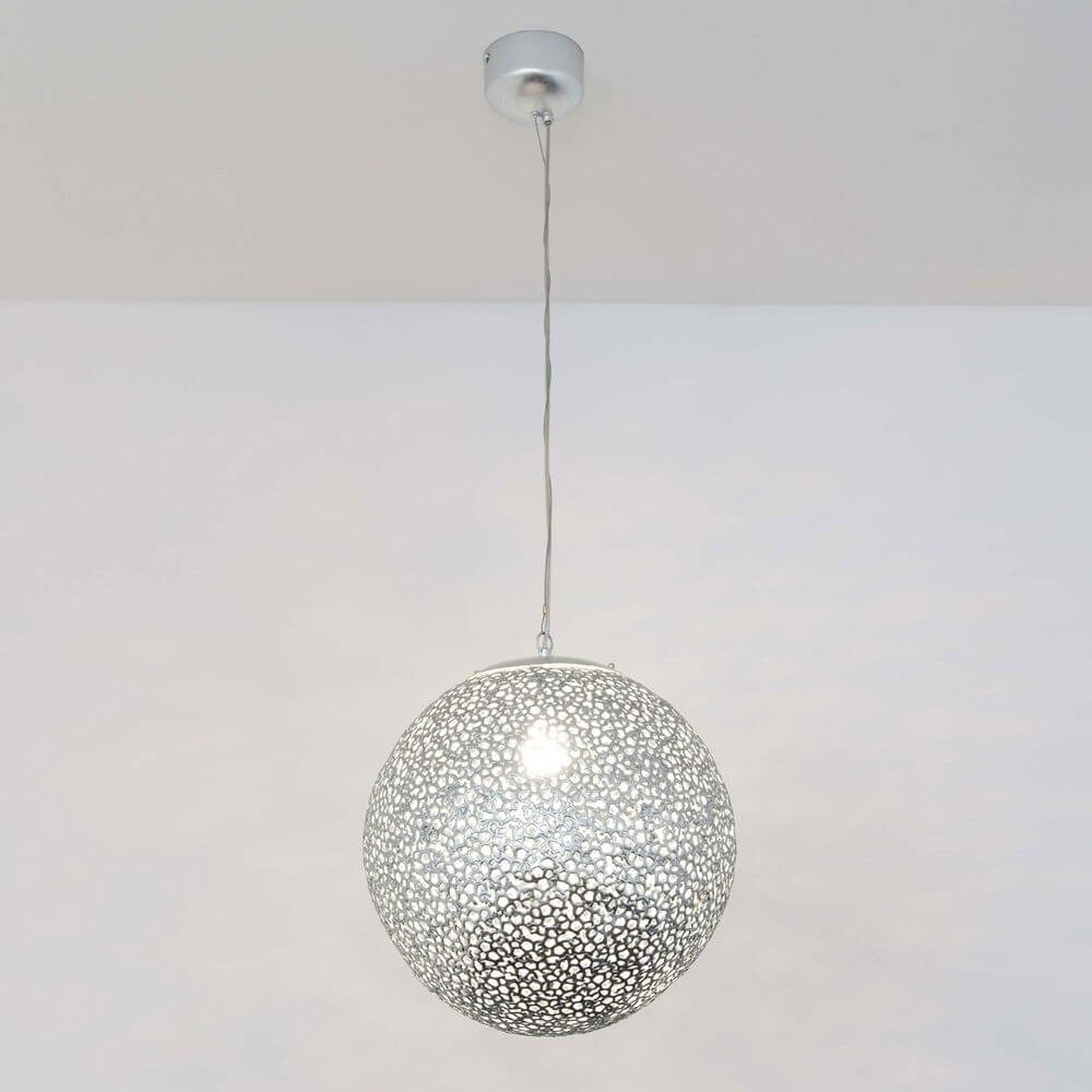 Hängeleuchte Utopistico Eisen Silber
