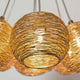 Hängeleuchte 7-flammig Carillon Eisen Gold mit ansprechendem Design und warmem Licht.
