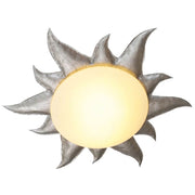 2-pære Sole Argento jern sølv loftslampe i et moderne design med skarpt lys.