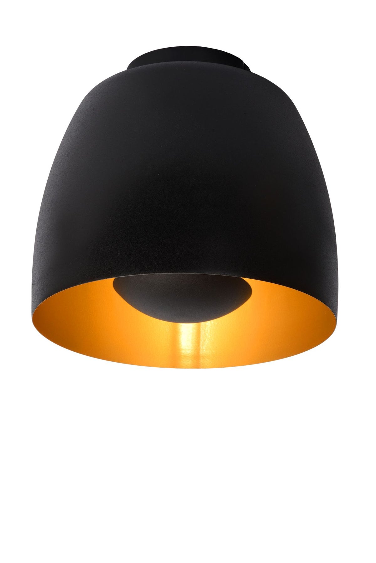 Lampa sufitowa Nolan półokrągła Ø 24 cm czarna (2)