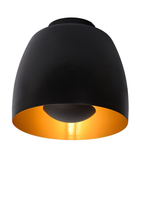 Plafonnier Nolan demi-rond Ø 24cm noir (2)