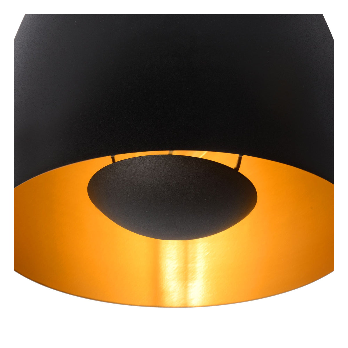 Lampa sufitowa Nolan półokrągła Ø 24 cm czarna (3)