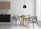 Suspension Nolan à 1 lumière, dimmable, réglable en hauteur, noire (3)