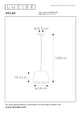 Suspension Nolan à 1 lumière, dimmable, réglable en hauteur, noire (7)