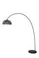 Bogenleuchte Mesh 1-flammig Schwarz 200cm (2)