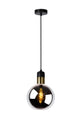 Pendelleuchte Julius mit rauchgrauem Glasschirm Ø 20cm (2)