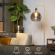 Stehleuchte Julius mit Glasschirm und Marmorsockel 158cm (6)