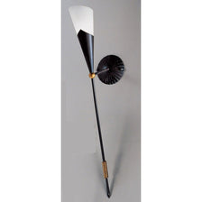 Torch rust antique - Gold 83cm wall-mounted, stylish lighting for your home.