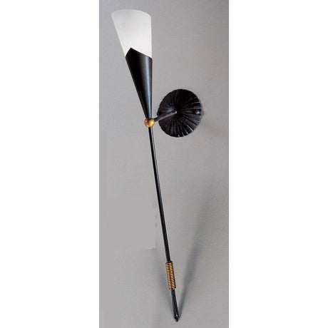 Fackel rost-antik - Gold 83cm an der Wand montiert, stilvolle Beleuchtung für dein Zuhause.