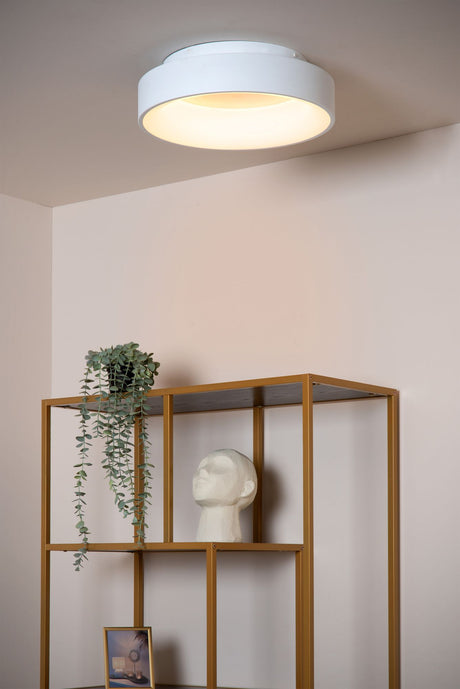 LED-Plafón Mirage 38cm regulable blanco cálido (1)