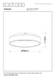 LED-Plafondlamp Mirage 38cm dimbaar warm wit (5)