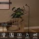 LED-Lampada da terra Stirling con batteria e dimmer touch Nero 137,5 cm (5)