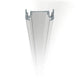 Aufbauprofil flach 200cm Weiß ohne Abdeckung für LED-Strips - Aluminiumprofil für LED-Installationen
