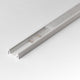Aufbauprofil flach 200cm Weiß ohne Abdeckung für LED-Strips, ideal für sauberen LED-Einbau.