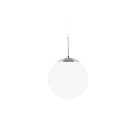 Lampa wisząca Cafe 15 biała, przezroczysta o eleganckiej formie z ręcznie dmuchanego szkła, zapewniająca stylowe oświetlenie.