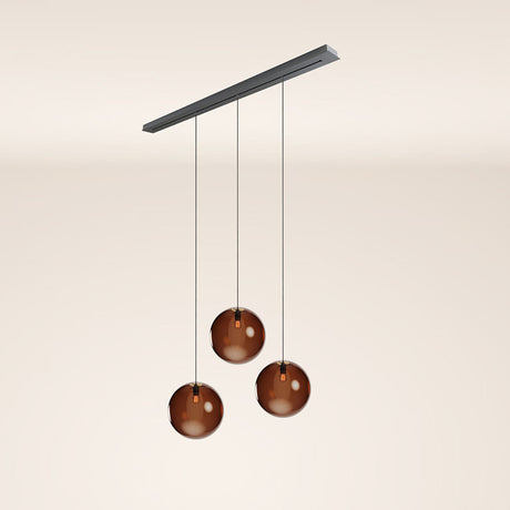 s.luce Orb Esstischleuchte 3-flammig 160cm Ø 3x40