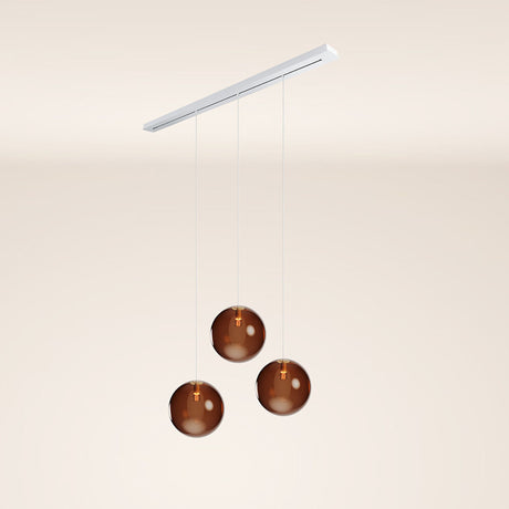 s.luce Orb Esstischleuchte 3-flammig 160cm Ø 3x40