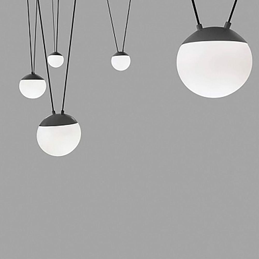 3-person hängande lampa gruva utrymme vitt