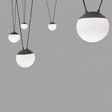 3-person hängande lampa gruva utrymme vitt