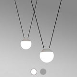 3-light pendant lamp Mine Space White