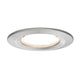3er LED Einbauleuchten-Set Coin Slim IP44 rund 6,8W Eisen Dimmbar in modernem Design.