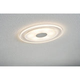 Set of 3 LED recessed lights Premium Line Whirl 6W Alu Satin