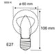 3er-Set LED E27 1055lm 5W 3000K