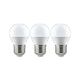 3er-Set E27 LED Tropfen 5,5W 2700K
