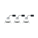 3 set lampada di installazione LED Nova intorno a 3 livelli Dimmable Iron-sprushed