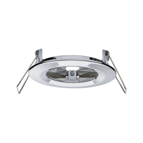 3-piece set of recessed light LED Nova round 3-step dimmable chrome - elegant, flat LED light with chrome-colored surface.