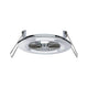 3er-Set Einbauleuchte LED Nova rund 3-Stufen Dimmbar Chrom - elegante, flache LED-Leuchte mit chromfarbener Oberfläche.