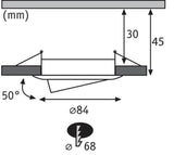 White Dimmabile a LED a 3 set da 3 set