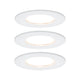 3er-Set Einbauleuchte LED Nova rund Weiß