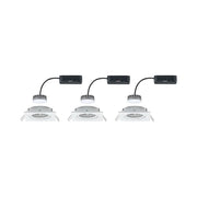 3er-Set LED Einbauleuchte Nova Plus Coin Dimmbar 2700K Weiß mit einfacher Montage und energieeffizientem Design.