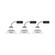 3er-Set LED Einbauleuchte Nova Plus Coin Dimmbar 2700K Weiß mit einfacher Montage und energieeffizientem Design.