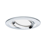 Juego de 3 focos empotrables LED Nova Plus Coin Regulable IP65 2700K Cromo