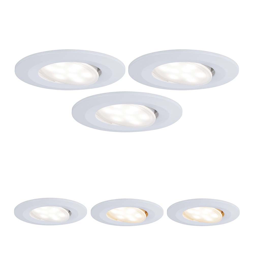 3 Set LED Éclairage encastré Calla IP65 3 Niveaux White-Switch White